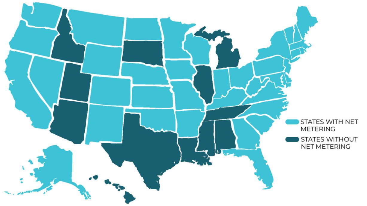 Net Metering Map ClimateXChange